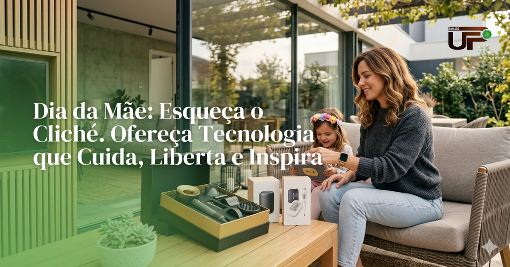 Dia da Mãe: Esqueça o Cliché. Ofereça Tecnologia que Cuida, Liberta e Inspira