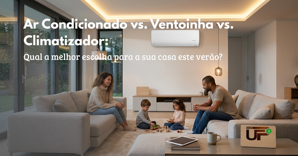 Ar Condicionado vs. Ventoinha vs. Climatizador: Qual a melhor escolha para a sua casa este verão?