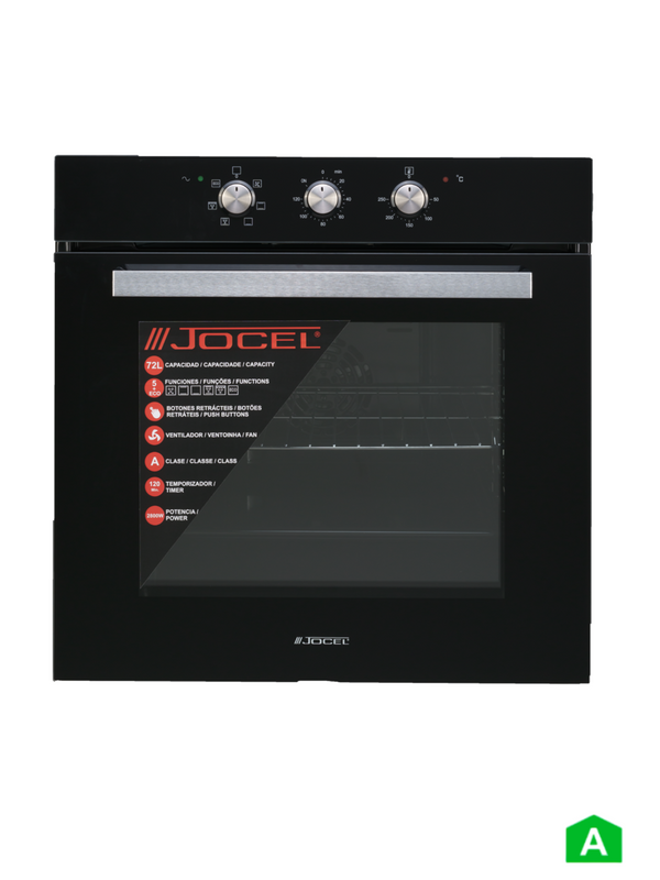 Forno Elétrico Preto Encastre 72 L JOCEL