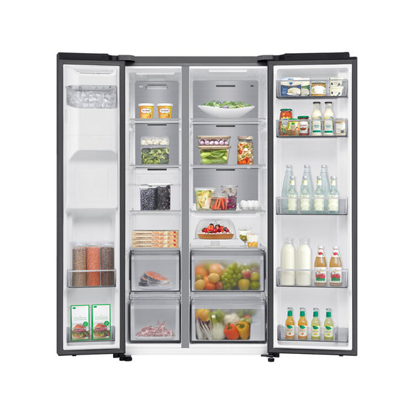 Frigorífico Americano Modo Energia IA SmartThings, 640L, Preto