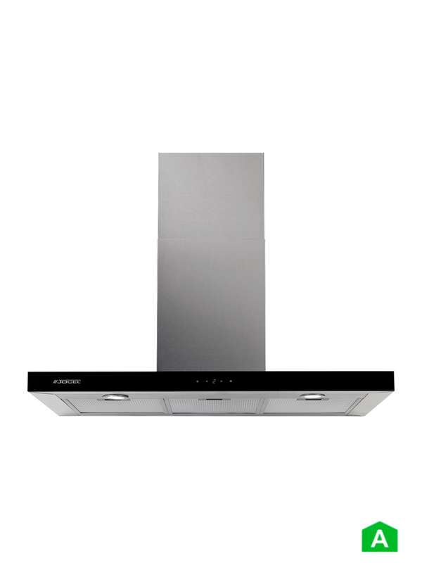 Chaminé de Exaustão 90 cm Preto/Inox JOCEL - Frente