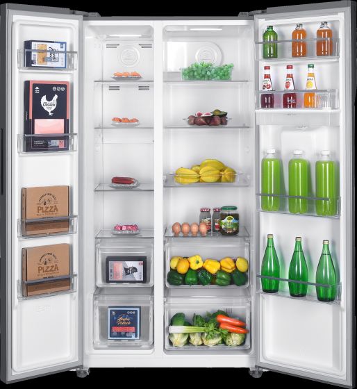 Side by Side com dispensador de água Inox BEKO