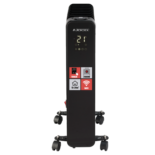 Irradiador a óleo Preto 2000W JOCEL