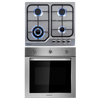 Pack Placa a Gás 4 discos e Forno Elétrico Inox JOCEL