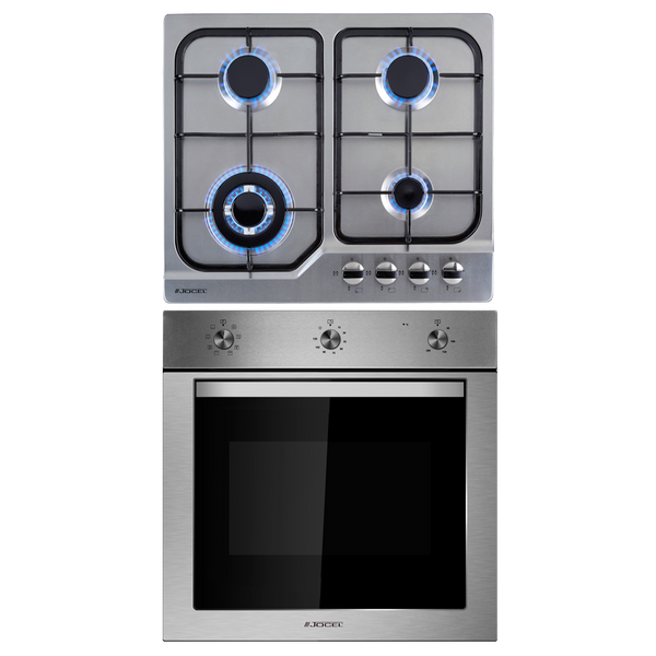 Pack Placa a Gás 4 discos e Forno Elétrico Inox JOCEL