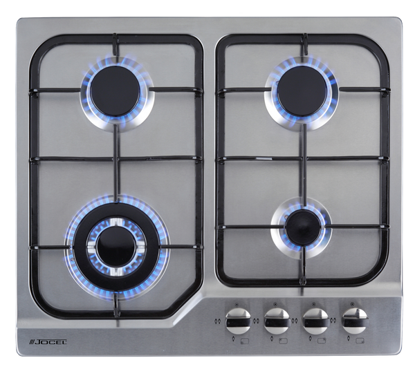Pack Placa a Gás 4 discos e Forno Elétrico Inox JOCEL