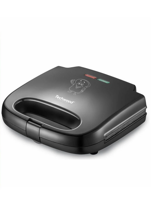 Tostadeira Anti-Aderente Preto 800W Techwood