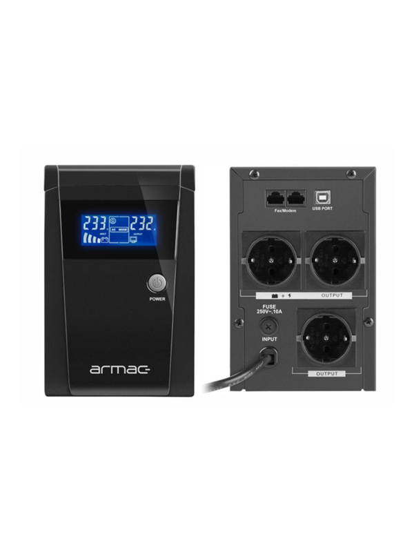 UPS Interativa 1000VA 650W 230V ARMAC