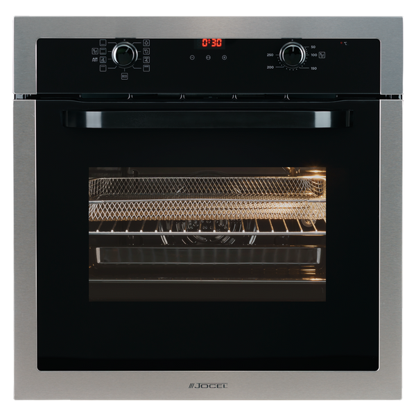 Pack Placa Indução 4 zonas e Forno Cinza JOCEL