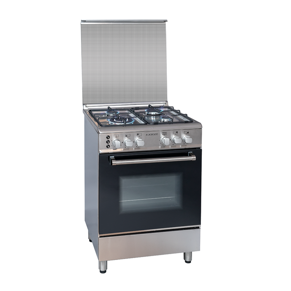 Fogão a Gás Inox/Preto 4 Queimadores JOCEL