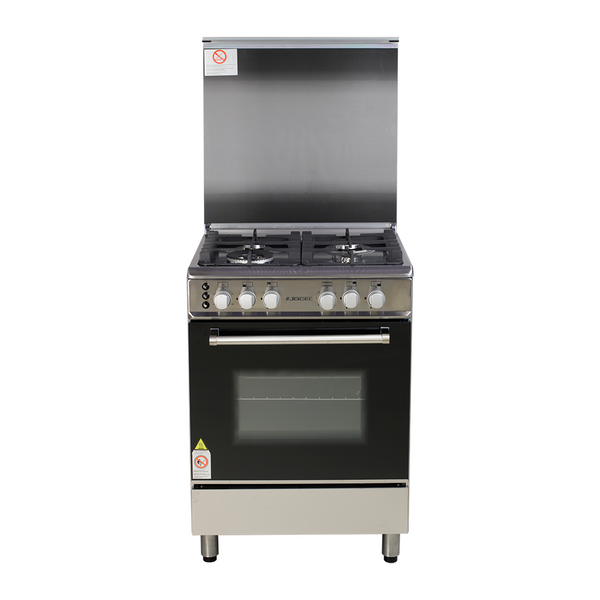 Fogão a Gás Inox/Preto 4 Queimadores JOCEL