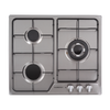 Placa de Encastre a Gás Inox 3 queimadores JOCEL