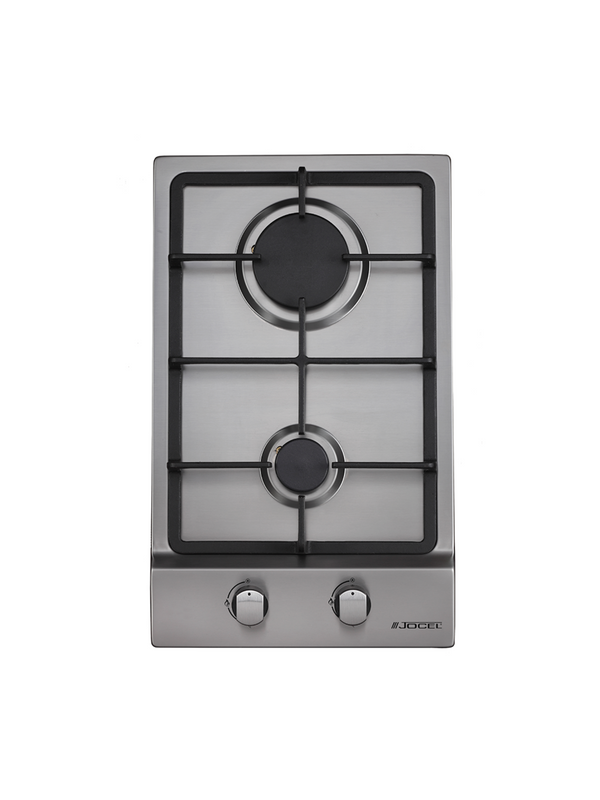 Placa de Encastre a Gás Inox 2 queimadores JOCEL