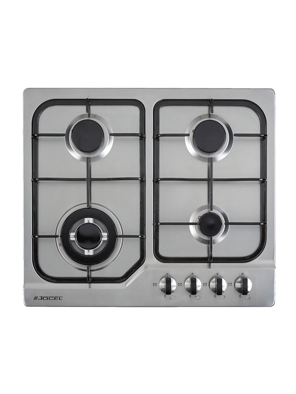 Placa de Encastre a Gás Inox 4 queimadores JOCEL